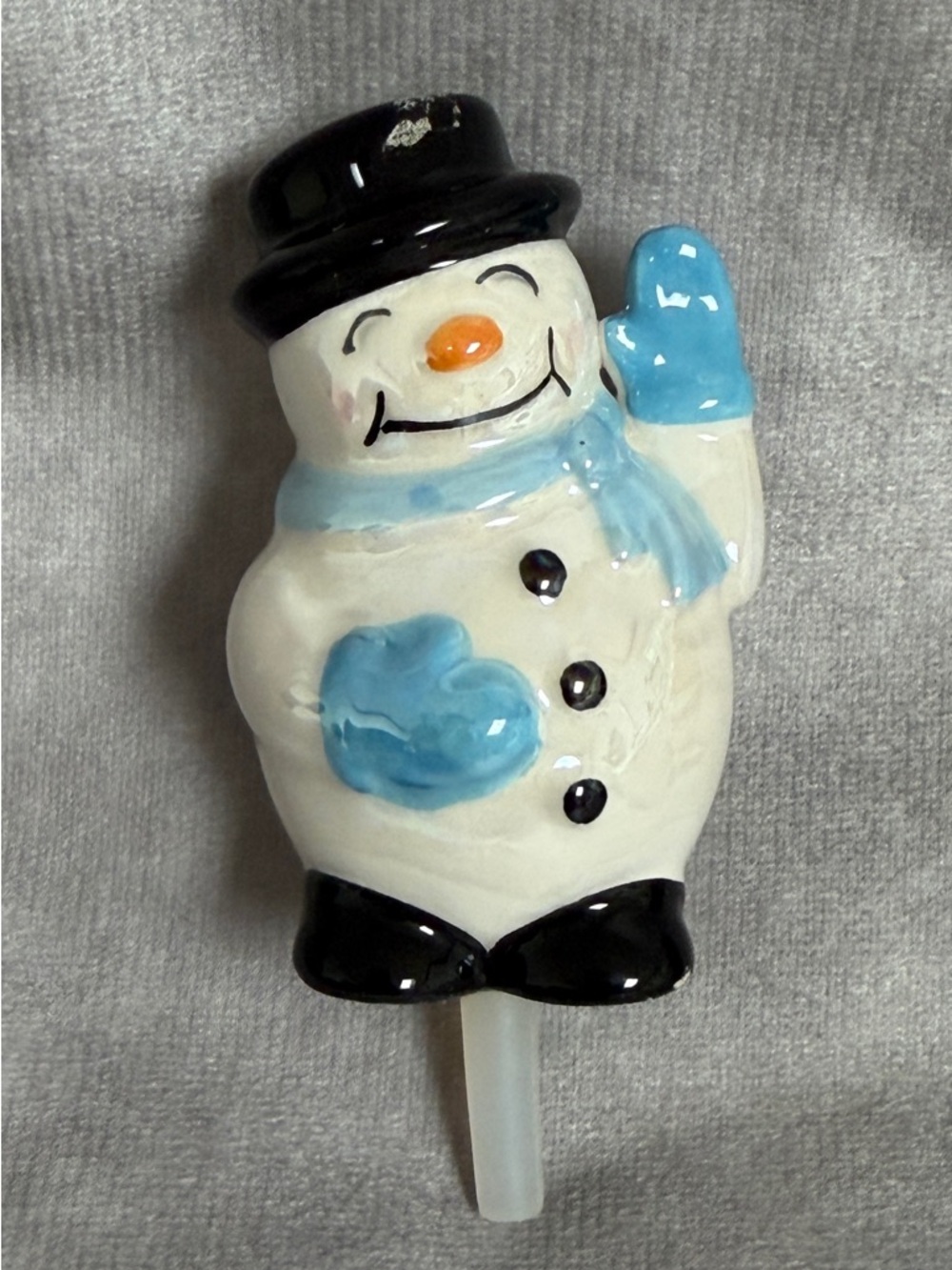 Nora Fleming snowman mini